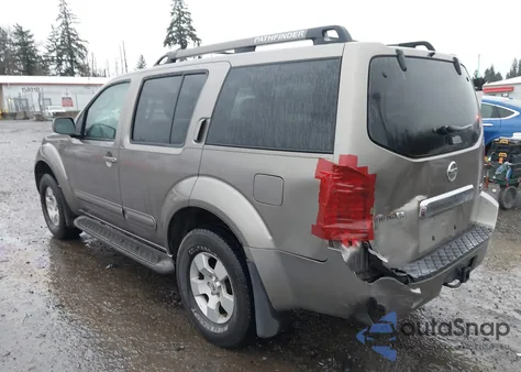 2005 Nissan Pathfinder Se из США, поврежденный, VIN 5N1AR18W95C764388